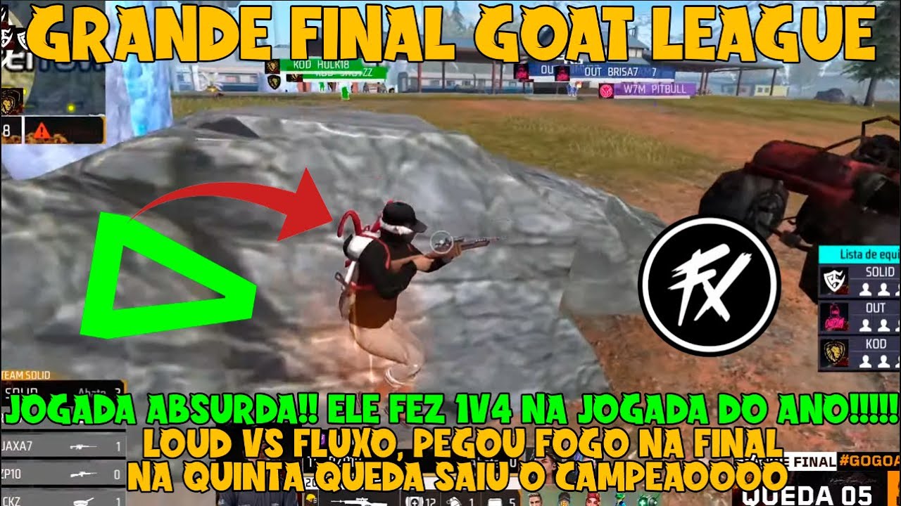 SURREAAAL JOGADA BIZARRA,ELE FEZ 1V4 NA JOGADA DO ANO!!! LOUD VS FLUXO FOI ABSURDO. GRANDE FINAL
