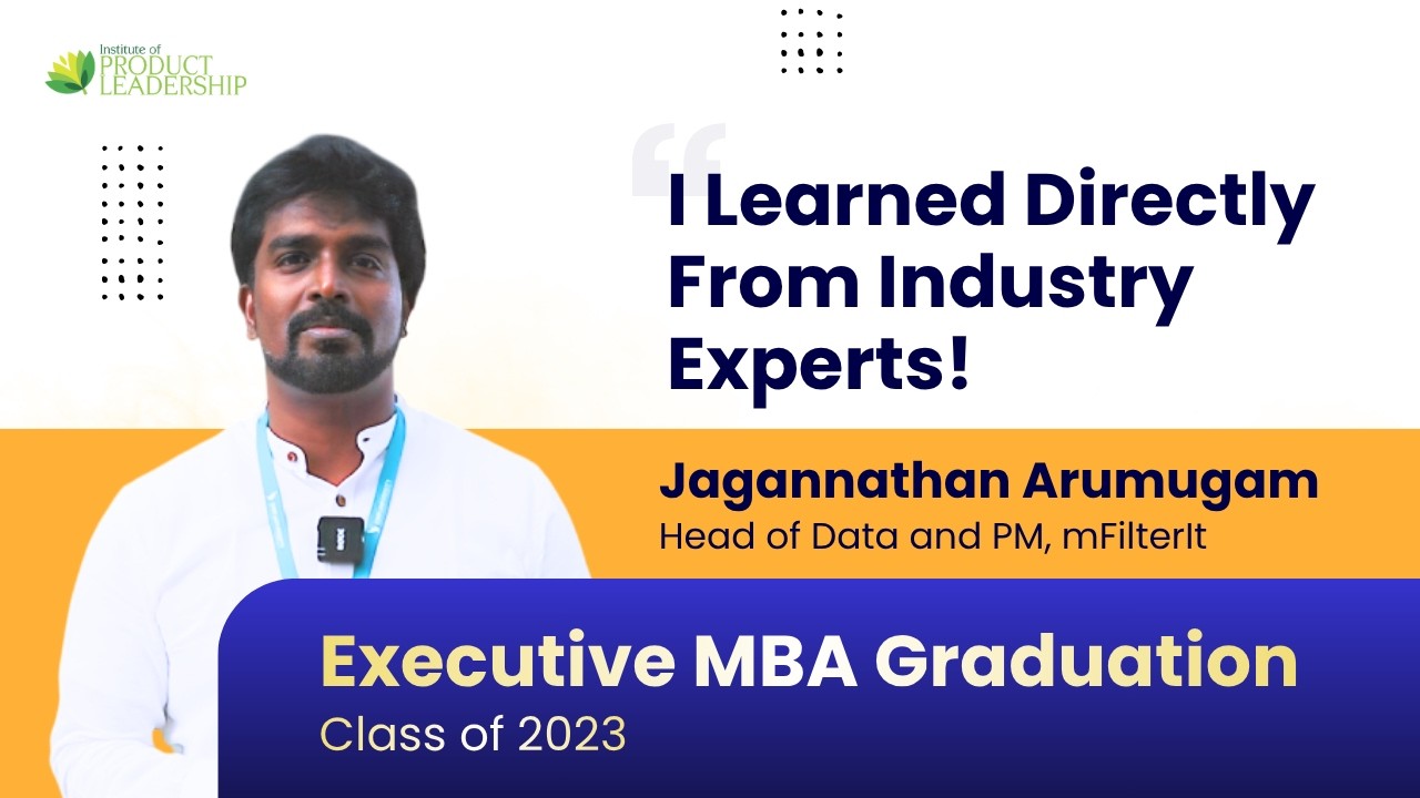 I Learned Directly From Industry Experts | Executive MBA Graduation Class 2023 A & B - Jagannathan A