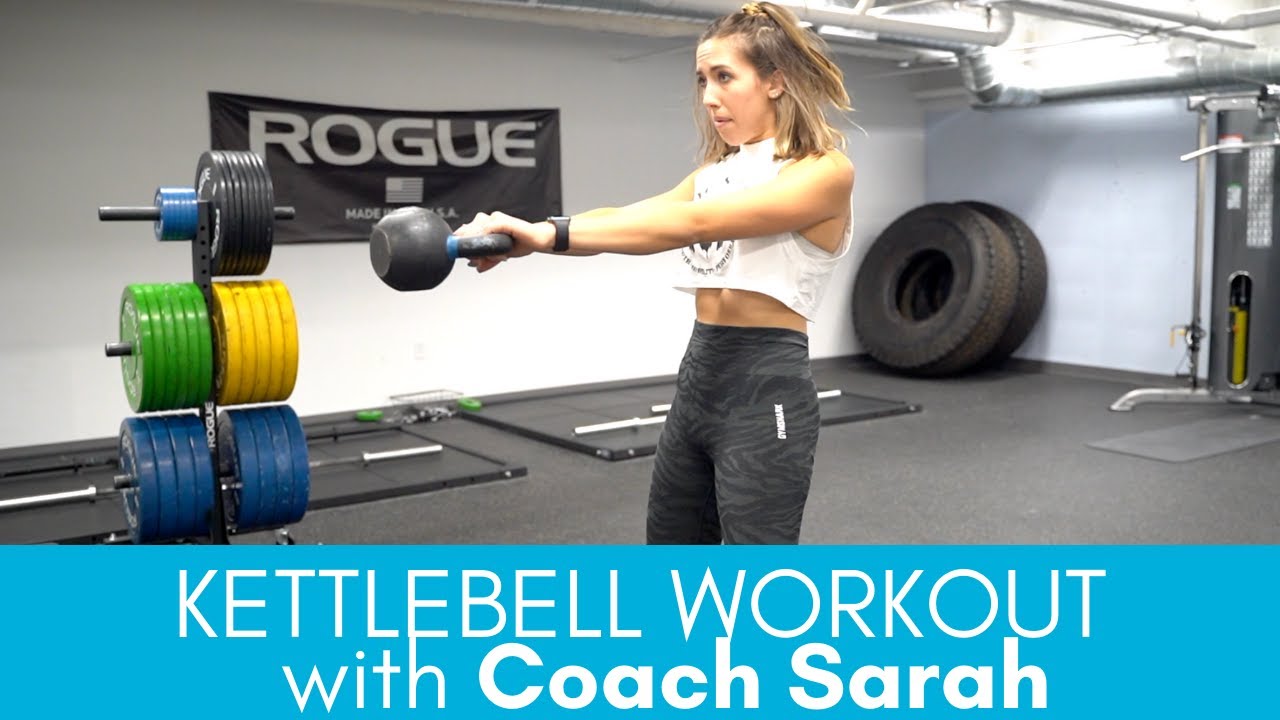 Single Kettlebell Workout with Coach Sarah