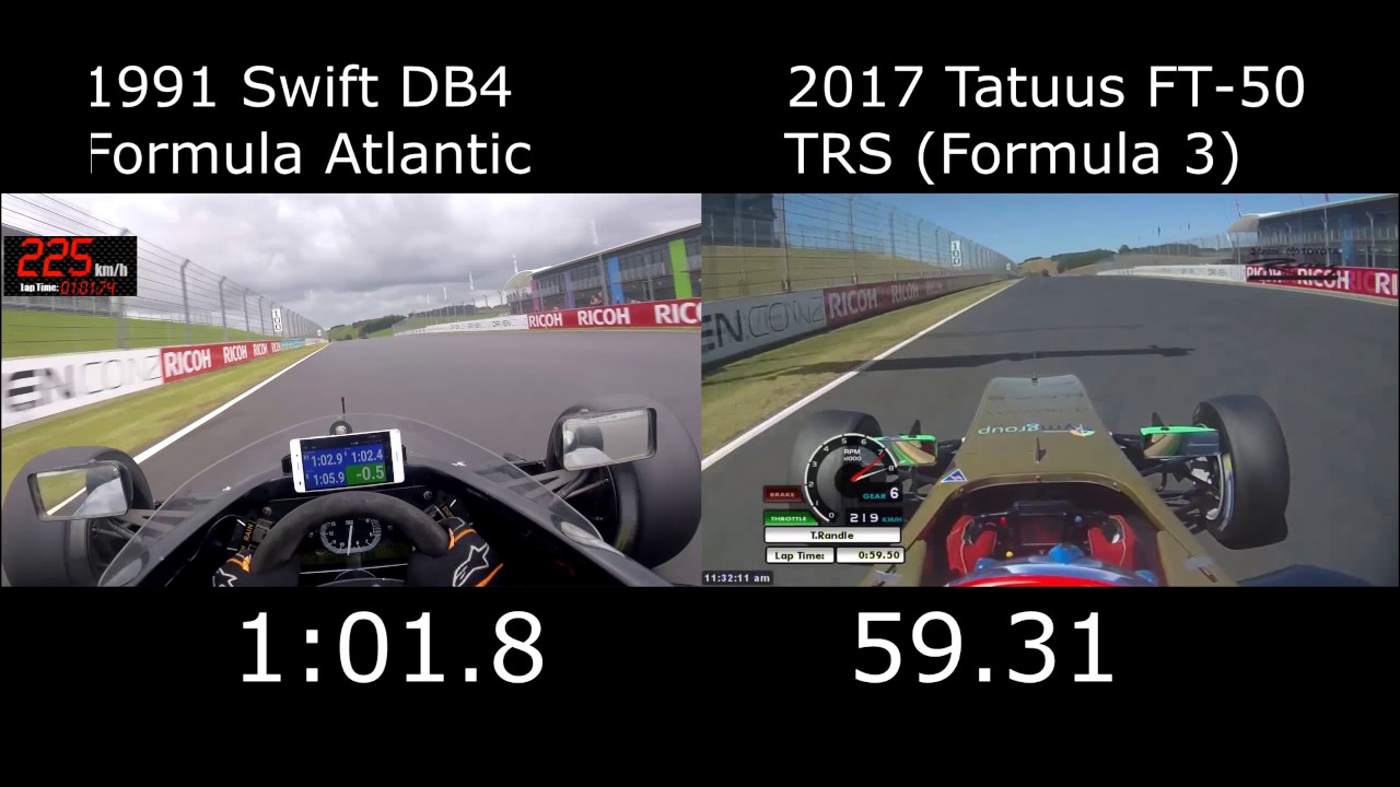 Swift DB4 vs Toyota Tatuus FT-50