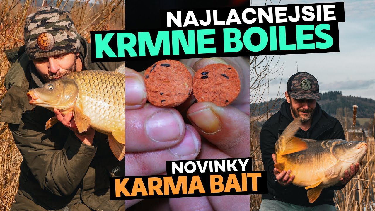 Najlacnejšie Kŕmne boilies na trhu! NOVINKY KARMA BAIT - ReWik Rybárske videa