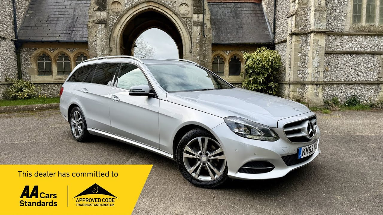 Качественный подержанный Mercedes E220 Estate G-tonic 2013 года выпуска / Browns Autos / Брайтон ...