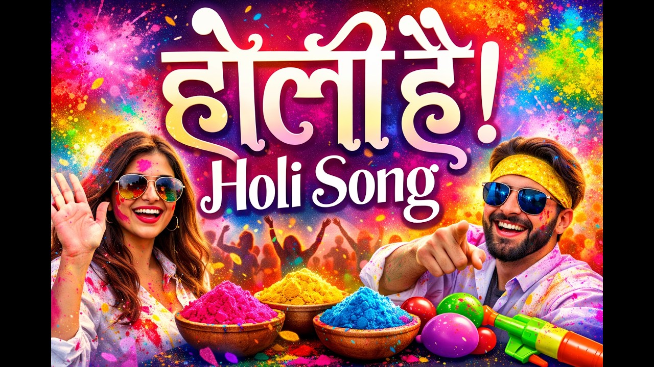 🌈🔥 Viral Holi DJ Dance Song | Bollywood Party Anthem 2026 🎧💃