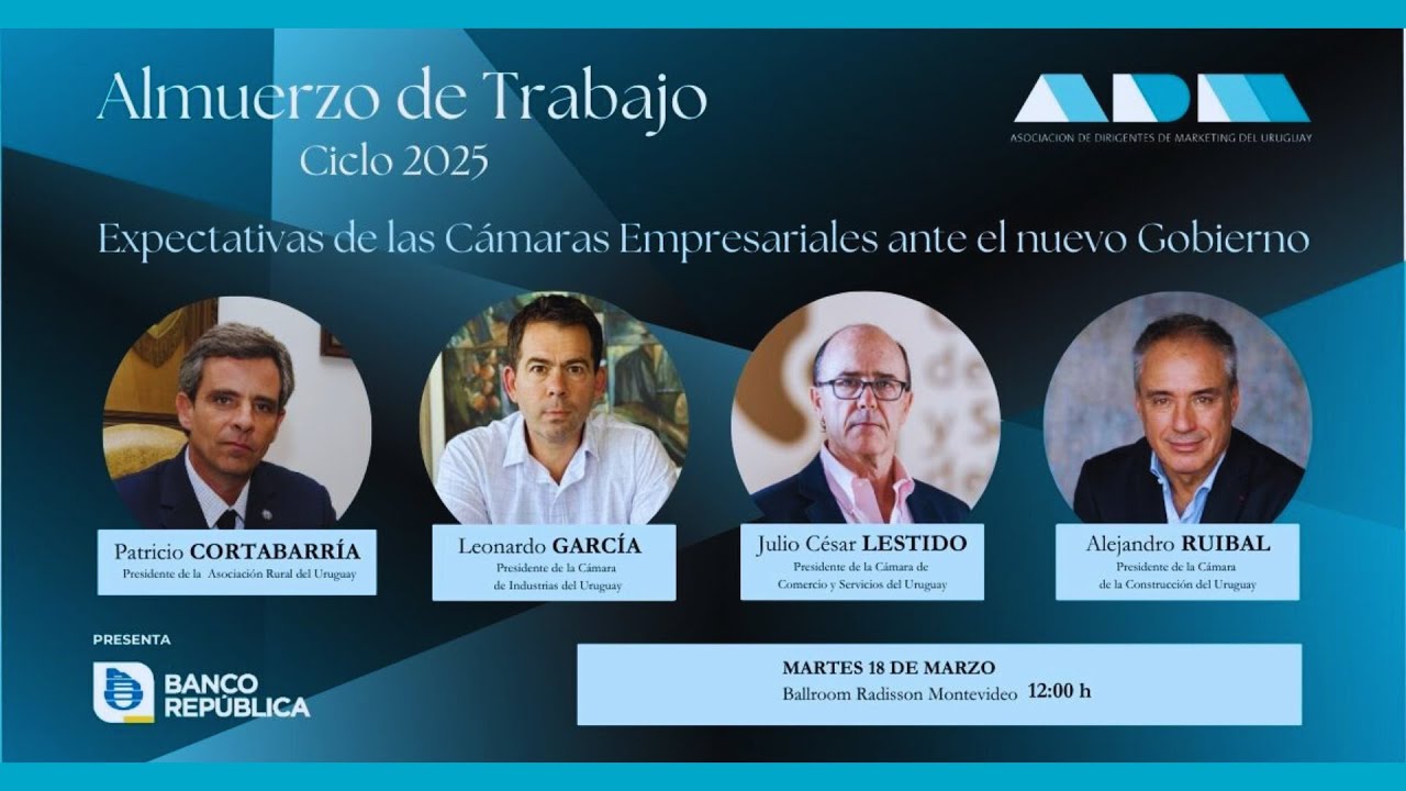 Almuerzo ADM. Expectativas de las Cámaras Empresariales.