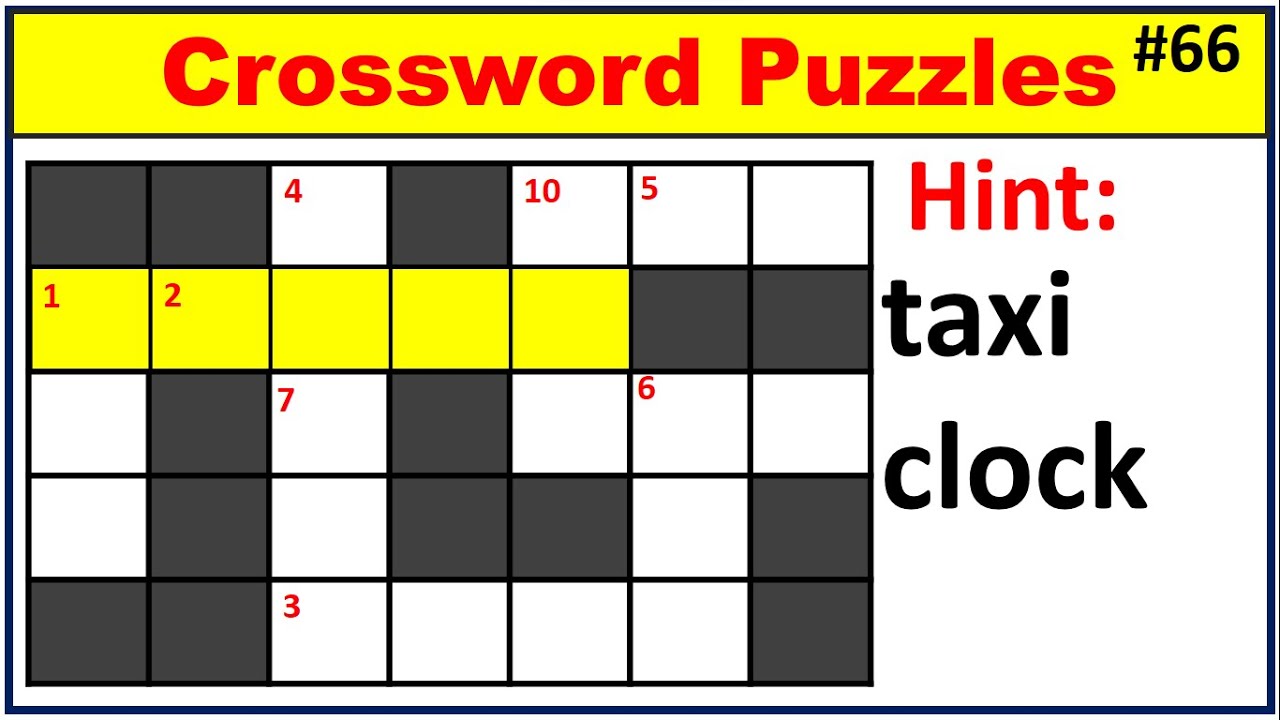 How smart are you? Crossword Puzzles game | puzzle questions and answers | English Riddles#66