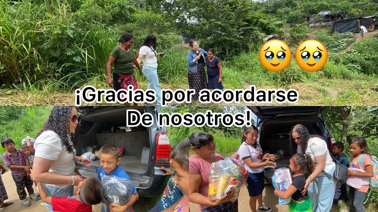 🔴Estamos cerrando con la entrega de 30 bolsas de comida😱vean la actitud de ellos con las misioneras😳