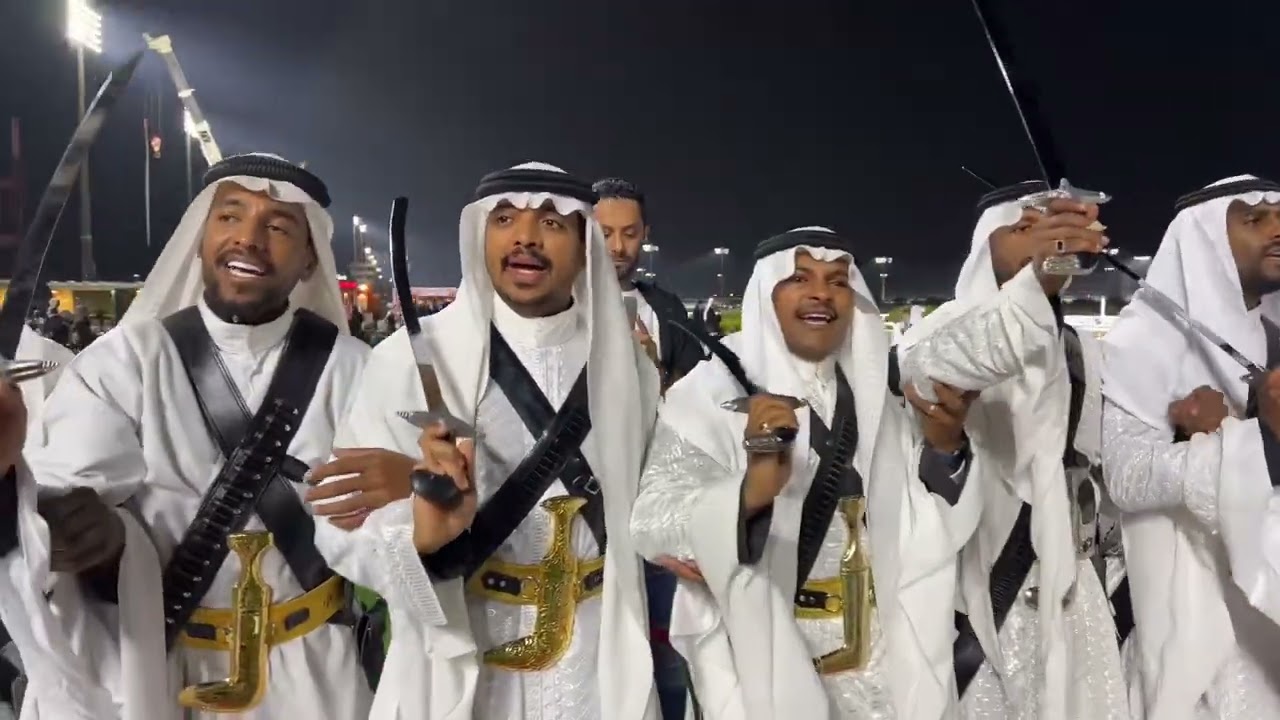 مشاركة فرقة الراية بالعرضة السعودية كاس سمو ولي العهد بنادي الفروسية (6)