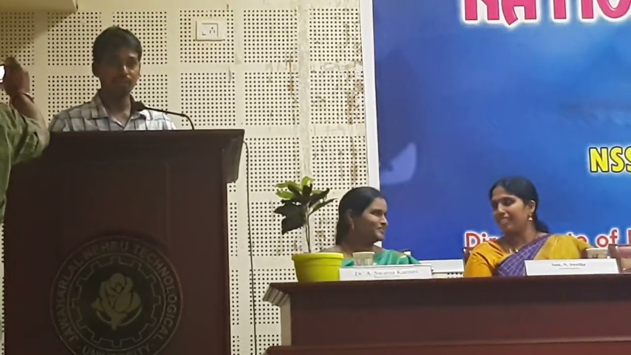 JNTU KAKINADA INTERNATIONAL KABADI PLAYER SWETHA SPEECH 