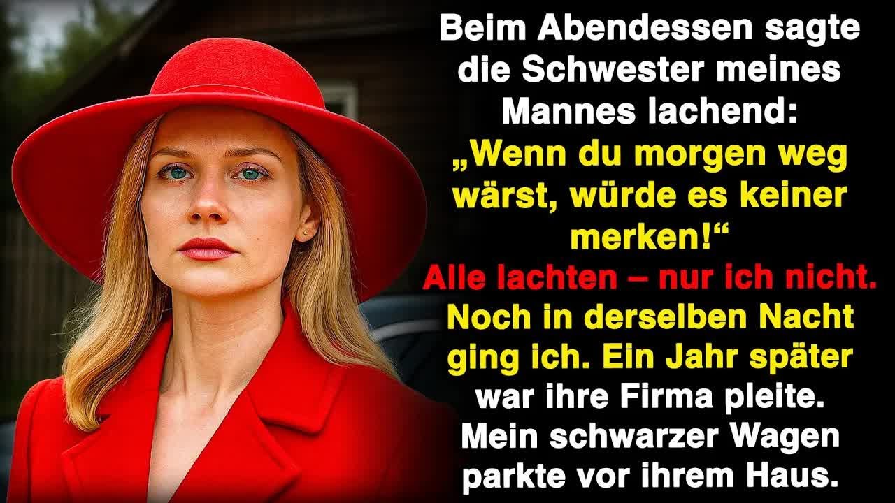 „Wenn du plötzlich verschwinden würdest, würde es keiner merken“, sagte er  Alle lachten  Aber i
