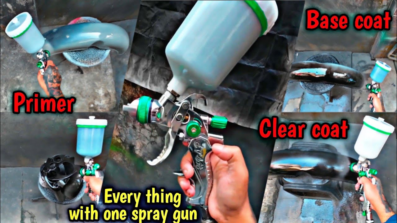 QAGO 2008 hvlp spray gun setup and review | How to use hvlp spray gun