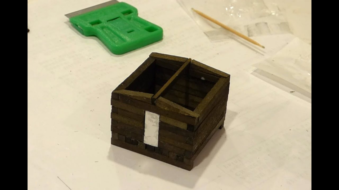Building The Timberline Dynamite Shed #modelrailroad #modeltrains #hotrains