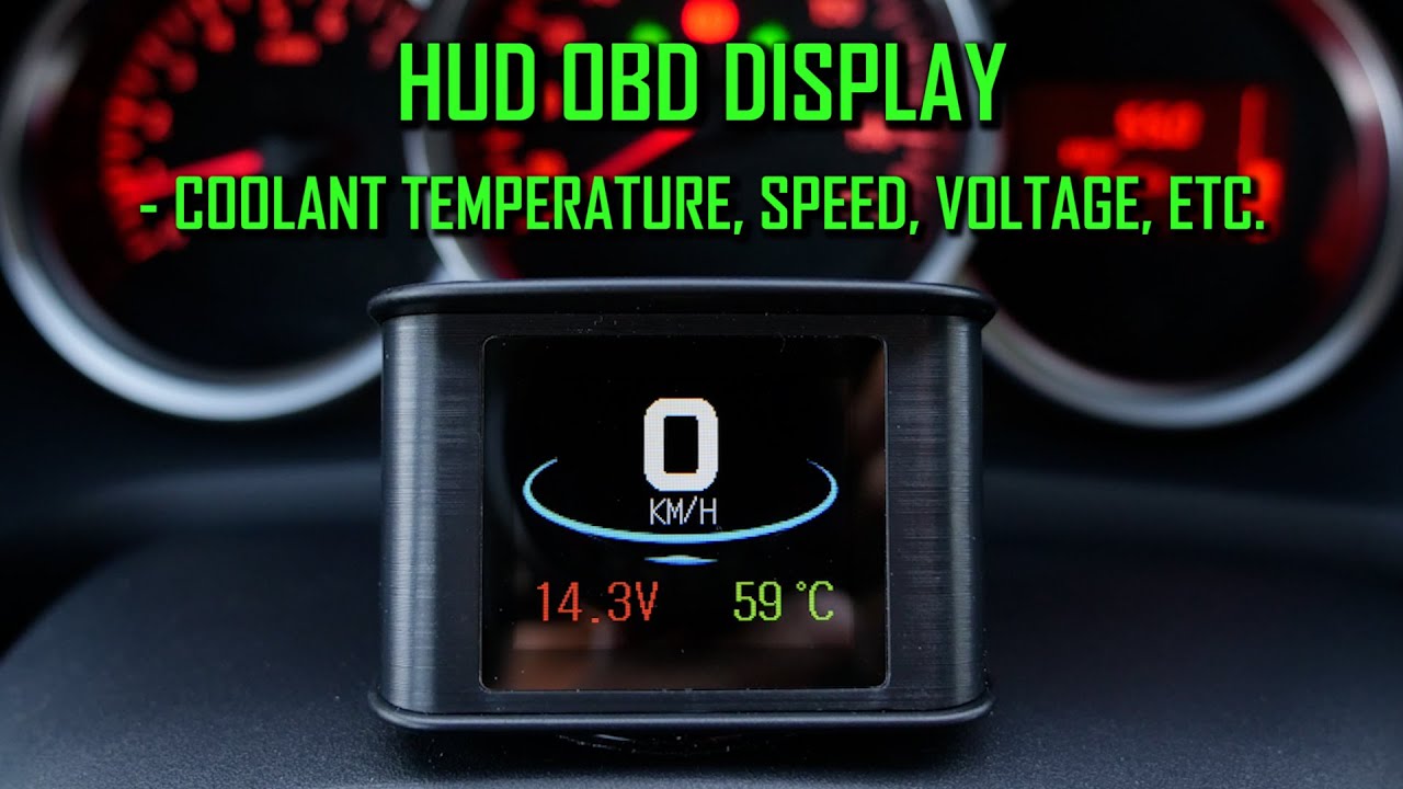 Install HUD (Head Up Display) Multi function screen OBD P10 Dacia Logan 2, Sandero 2 , Duster