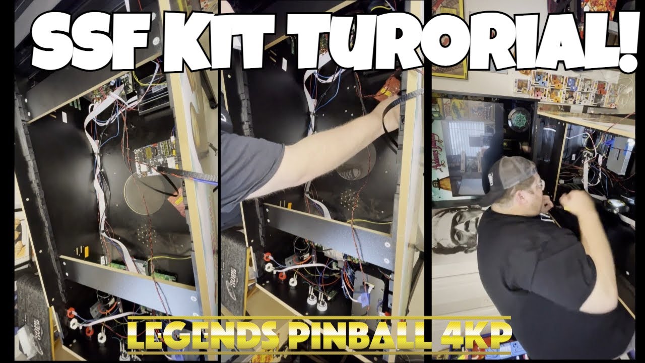 SSF Kit Installation Legends Pinball 4KP Addams Family