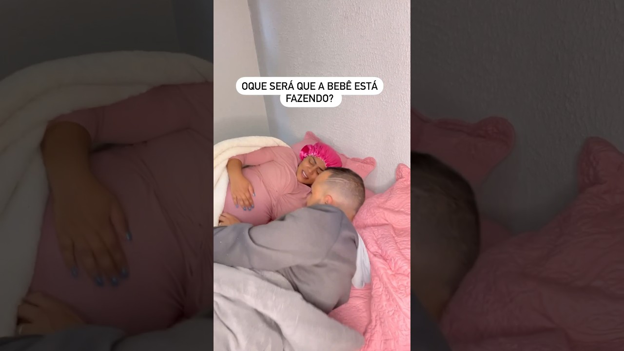O que a beb&ecirc; faz dentro da barriga 😅#gravida #m&atilde;e #shorts #gravidez #maternidade