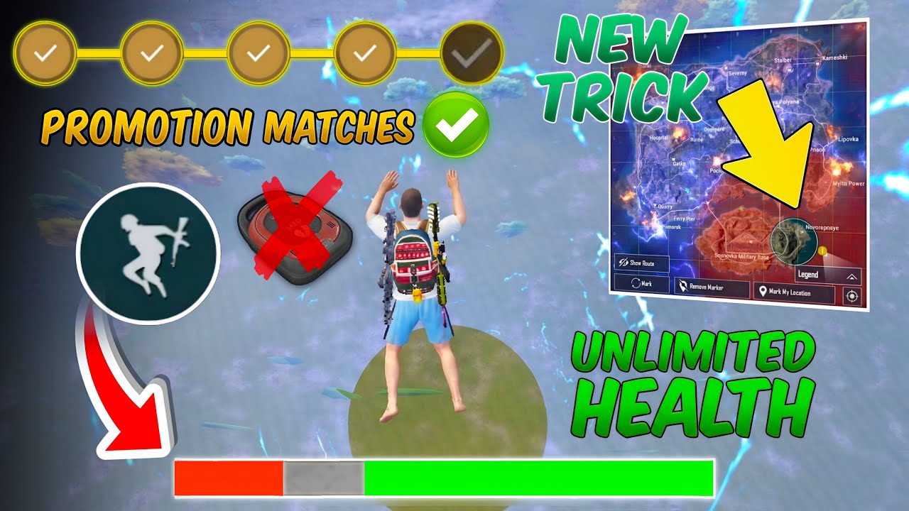 🔥How to Win PROMOTION Matches Easily | No Fail Strategy | Erangel & Livik Tricks Glitch GUIDE