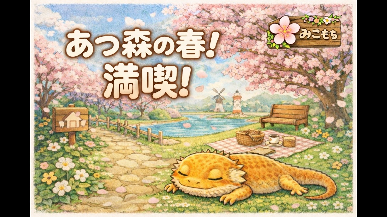 【あつ森】春！！満喫島クリ🌿