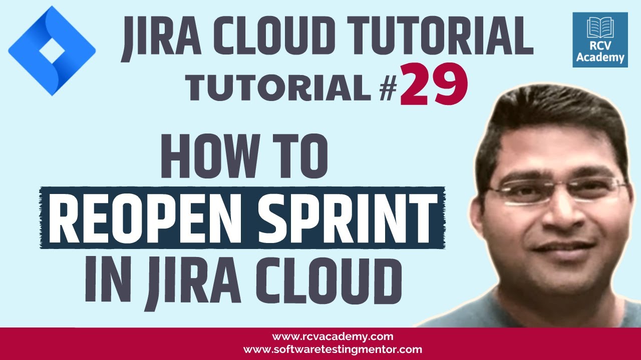 JIRA Cloud Tutorial #29 - How to Reopen Sprint in Jira