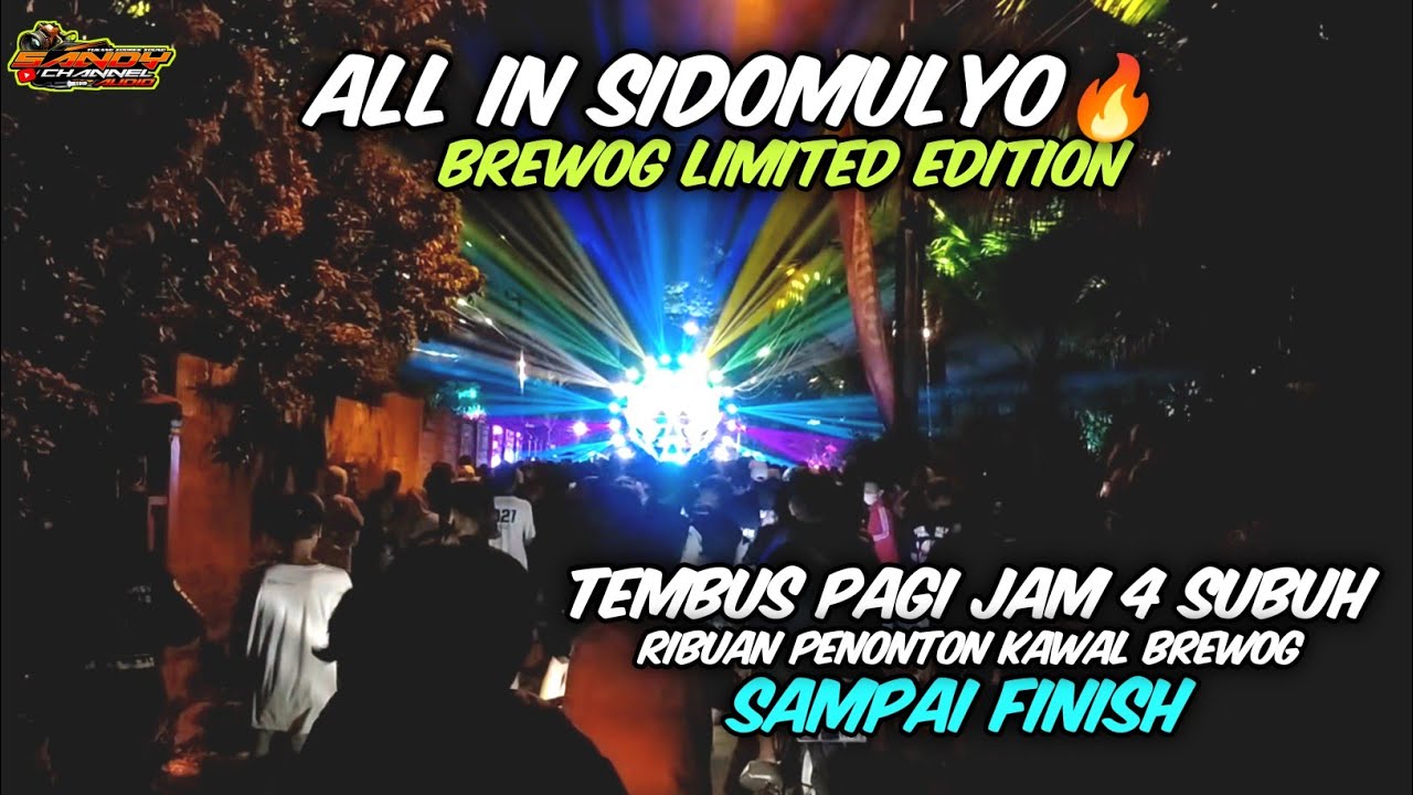 Suangarr🔥 Ribuan Penonton Kawal Brewog Sampai Finis Karnaval Sidomulyo 