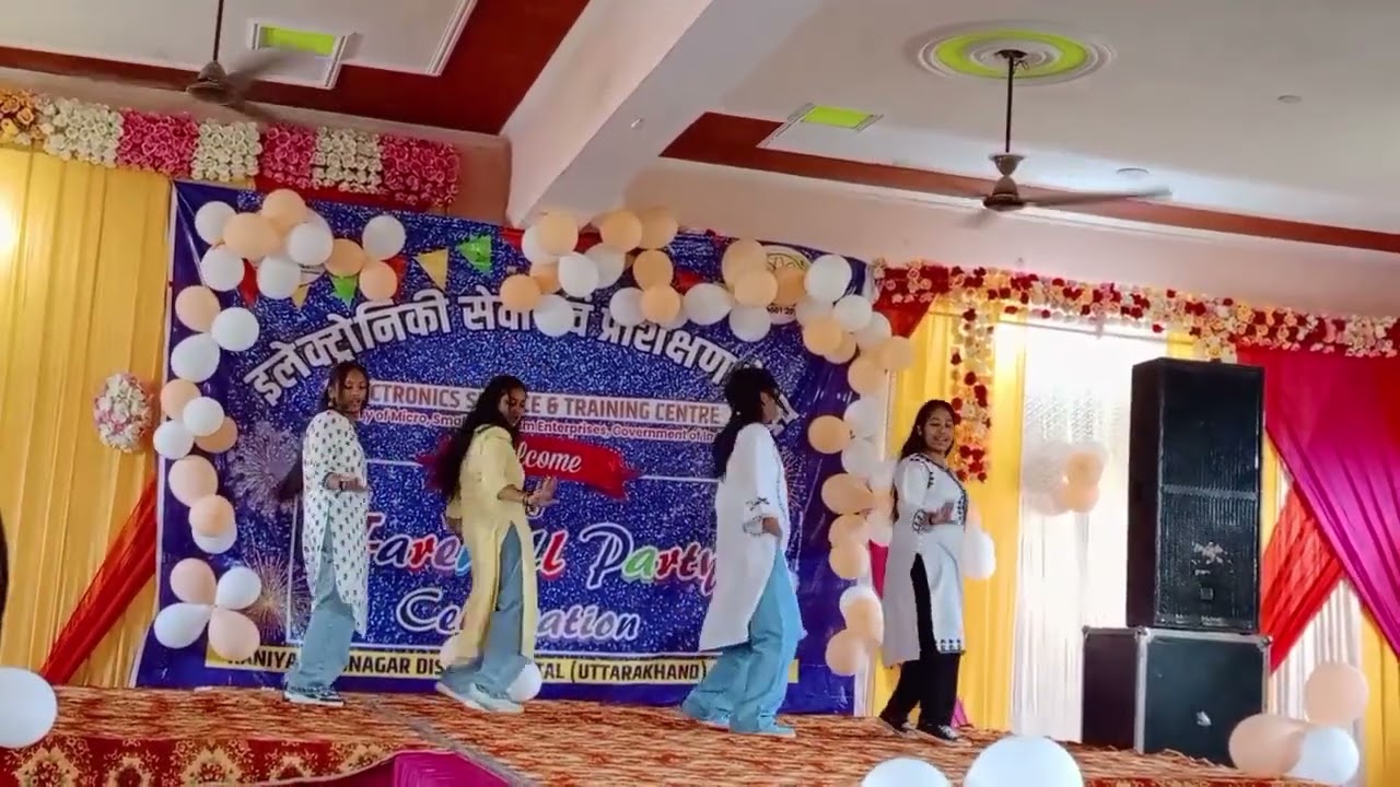farewell group dance💃 2025|| ramnagar kaniya estc