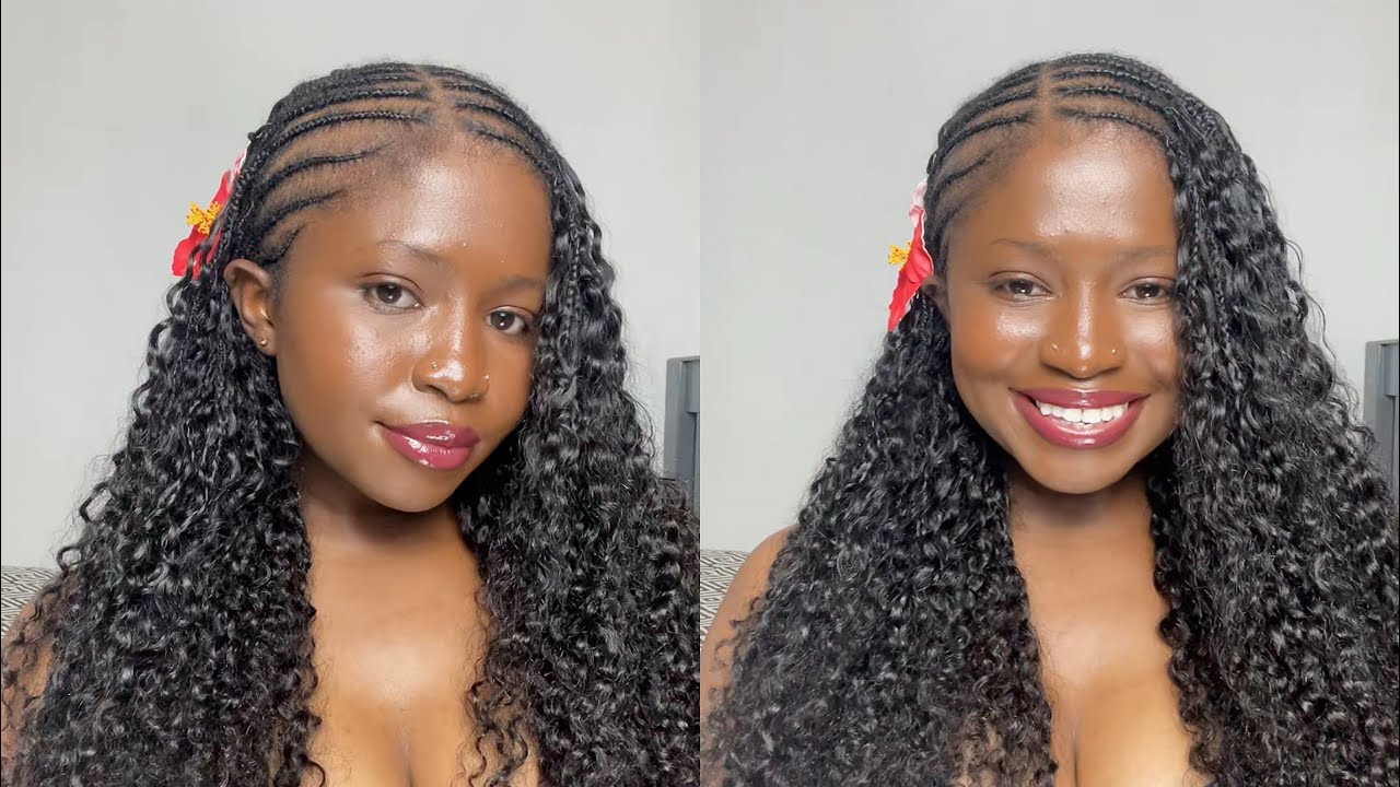 Braid With Me Tyla Cornrow Braids|4C Natural Hair