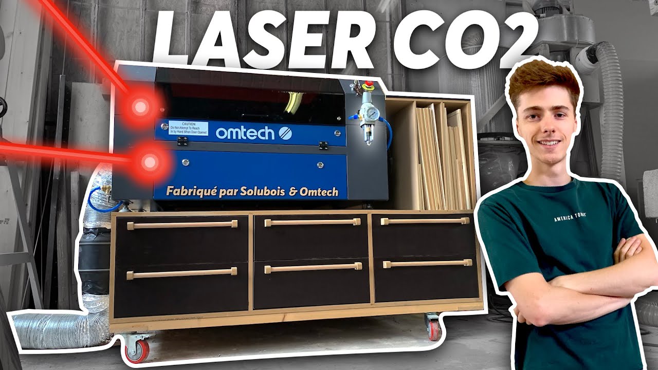 Le meuble parfait pour une découpeuse laser CO2 !