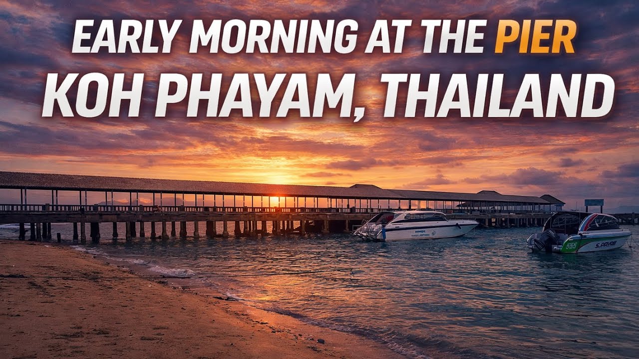 Koh Phayam pier an early morning in feb 2026