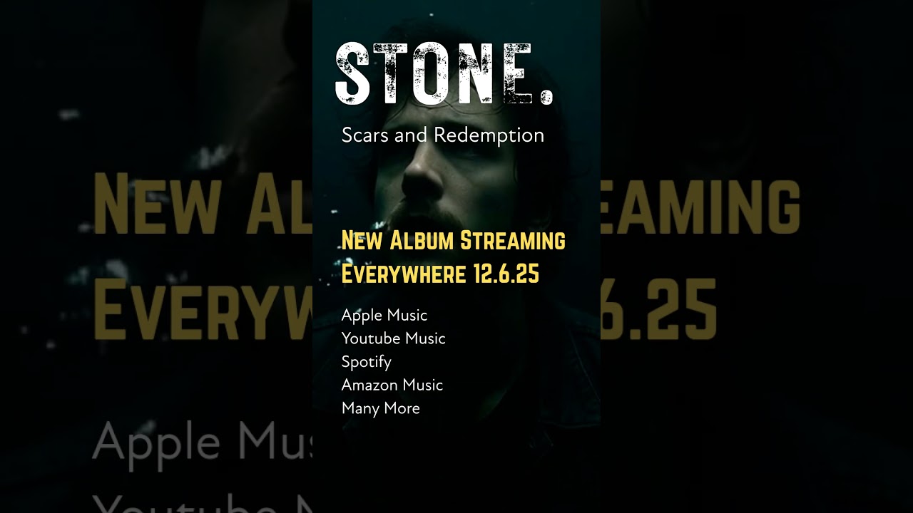 Stone.  Scars and Redemption. New wave of modern grunge.Stream it everywhere now. 🎸🔥 