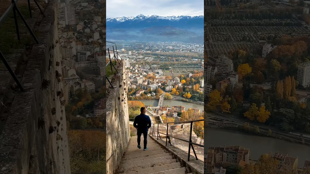 Au dessus de Grenoble 🏔️ #france #grenoble