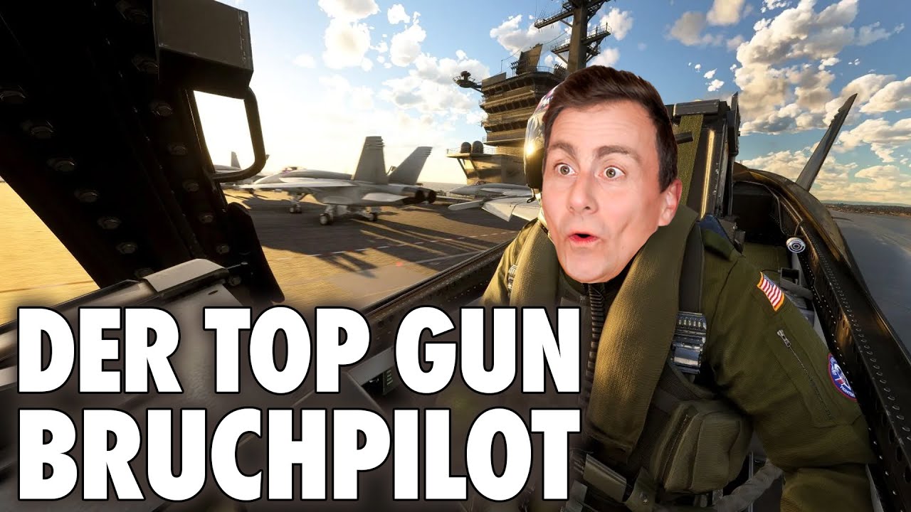 Ich werde Bruchpilot bei Top Gun (Microsoft Flight Simulator)