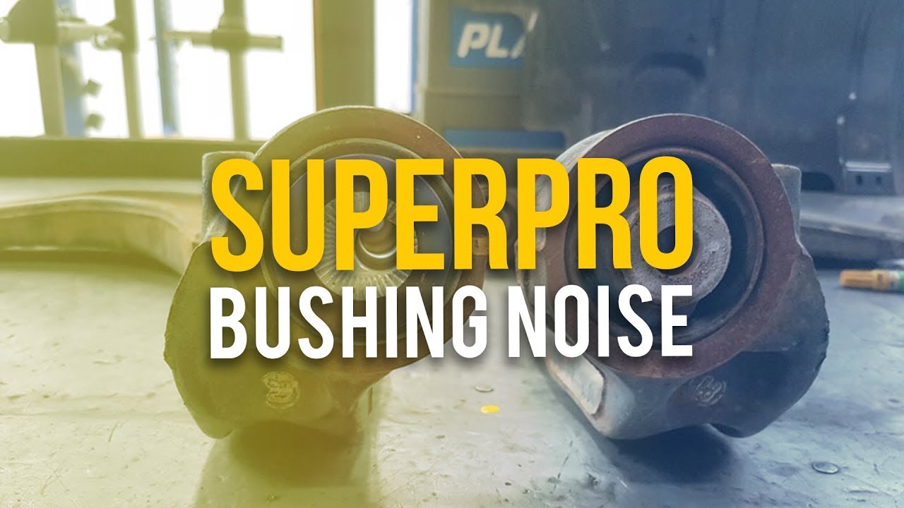 Втулки подвески SuperPro из полиуретана: шум, вибрация и жесткость