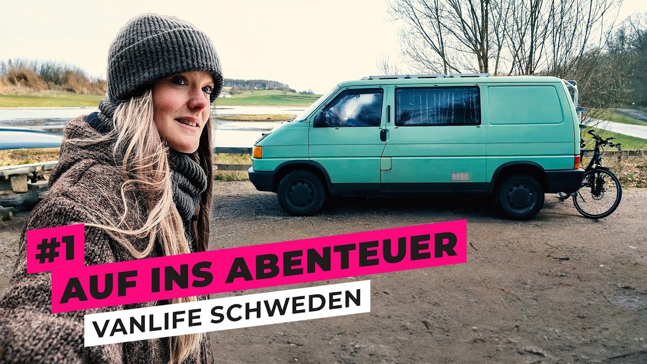 [Teil 1] Meine erste VANTOUR mit selbst ausgebaut VW T4 Camper 😍 | VANLIFE Schweden