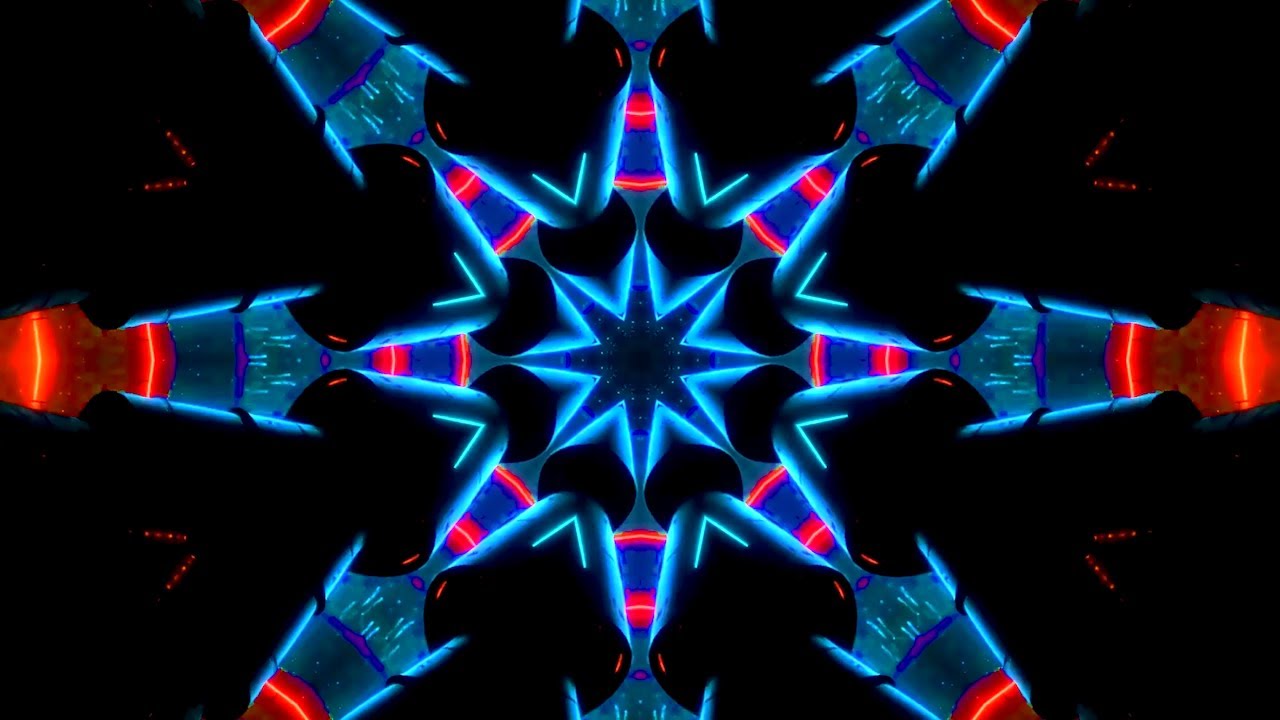 🌈 Trippy Kaleidoscope Visuals | Transformative Stress Relief ❊60fps 🎶