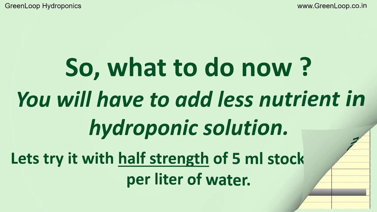 How to decide TDS of Hydroponic Nutrients (by GreenLoop Hydroponics)
