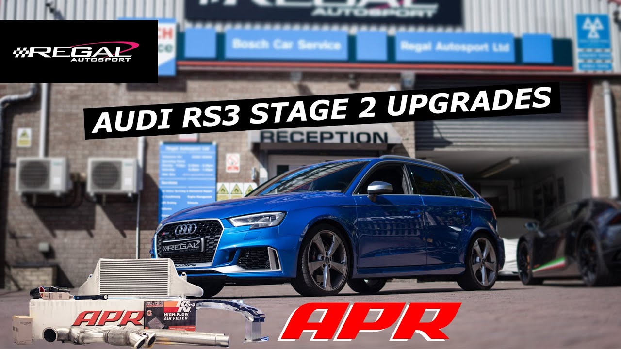+110 л.с. и +130 фунт-футов Audi 8V2 RS3 с ЭБУ APR Stage 2, впуском Forge, выхлопной системой Mil...