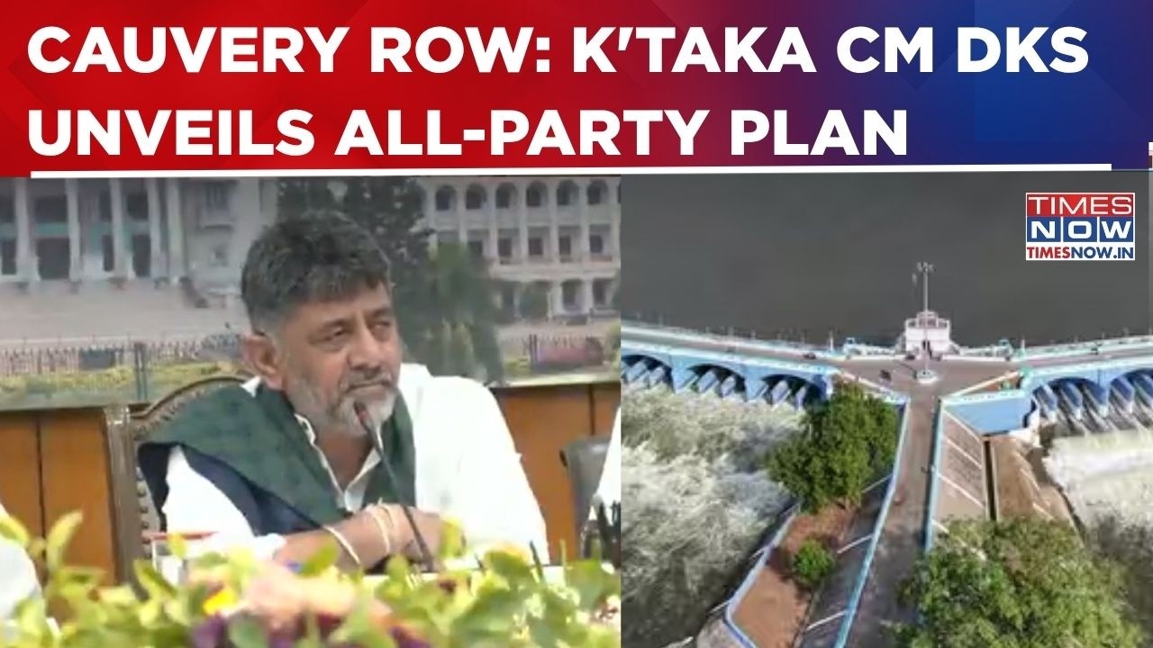 Cauvery Row: K'taka CM D. K. Shivakumar Reveals All-Party Consensus, Pushes Distress Formula