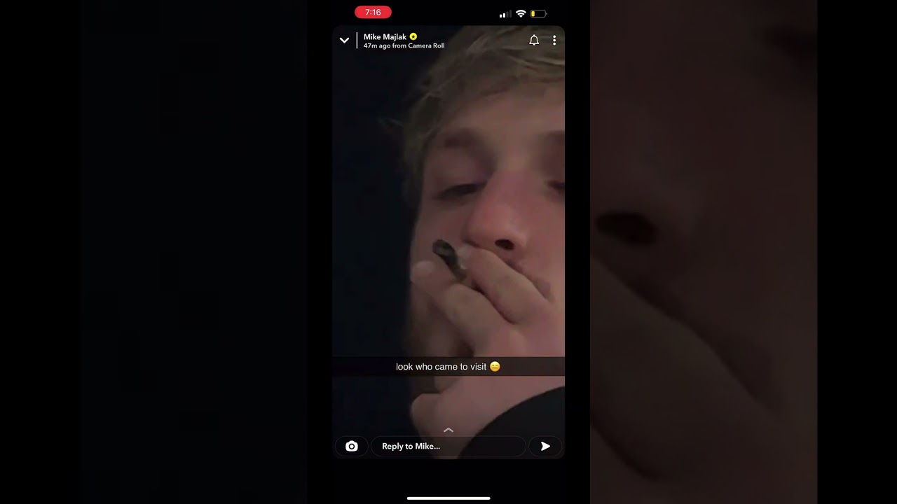 Logan Paul caught smoking DANK #impaulsive #loganpaul