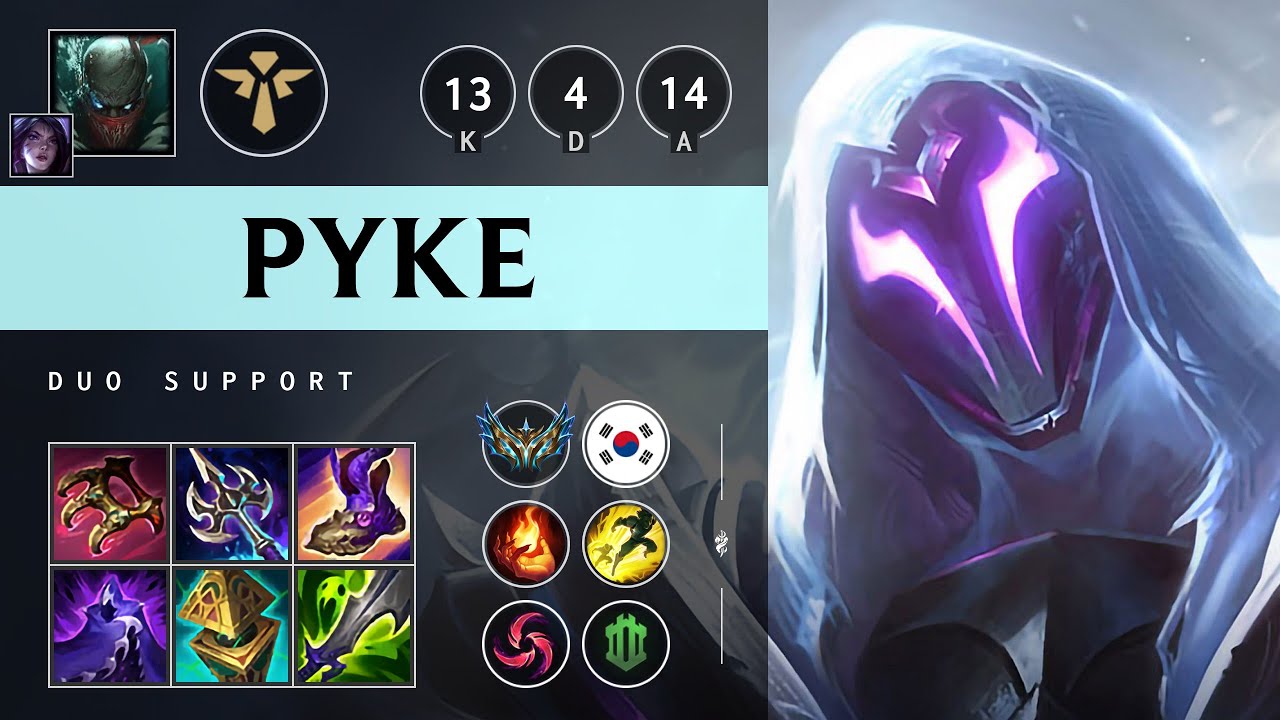 Pyke Support vs Leona: Vision Controller - KR Challenger Patch 14.21