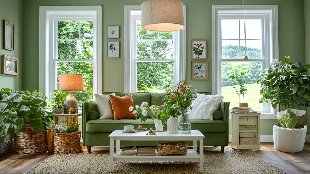 Rustic Revival 2025 Vintage Furniture Flips with Green & Cream Charm