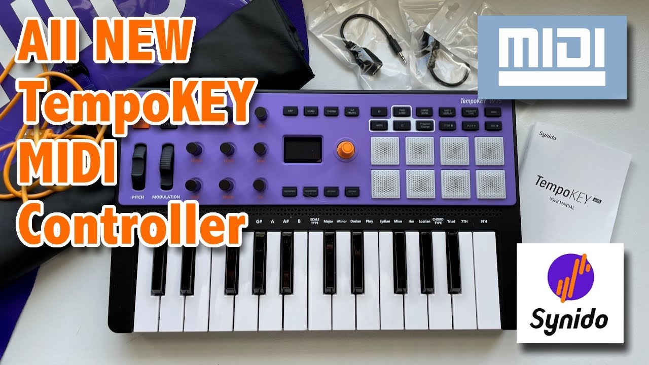 Ознакомьтесь с MIDI-контроллером Synido TempoKey W25