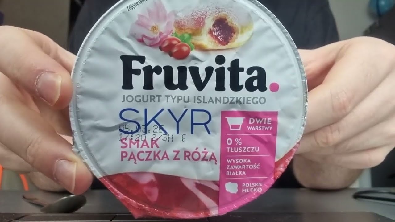 SKYR smak pączek z różą (BIEDRONKA) Recenzja TEST