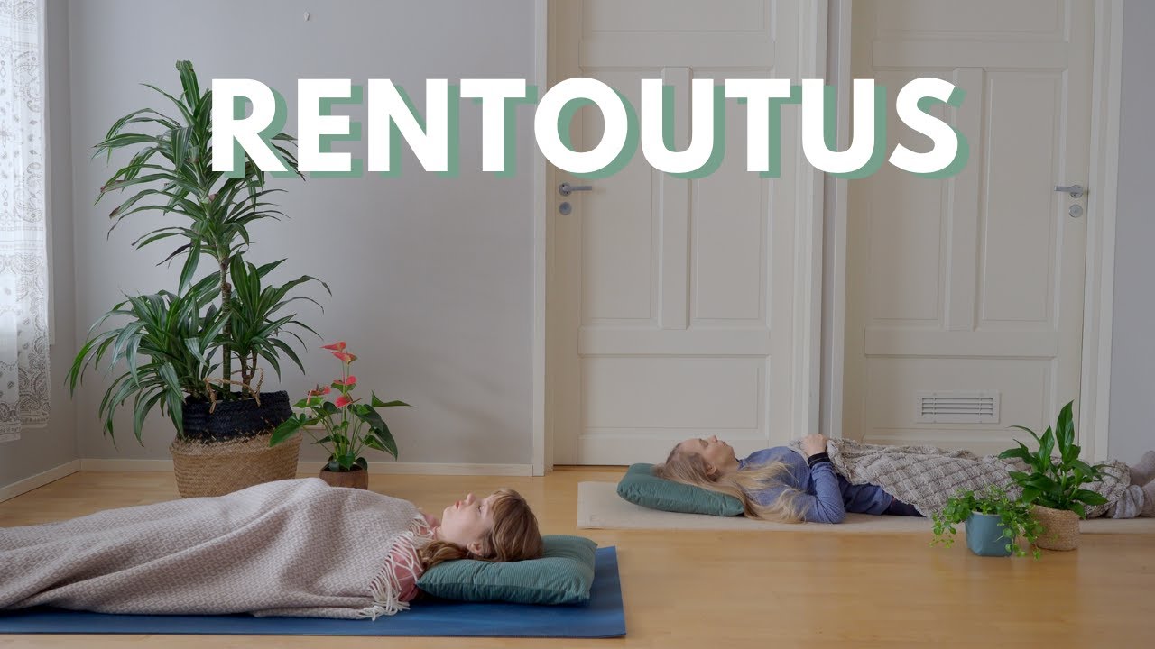 Rentoudu ja v&auml;henn&auml; stressi&auml; | 30min rentoutusharjoitus