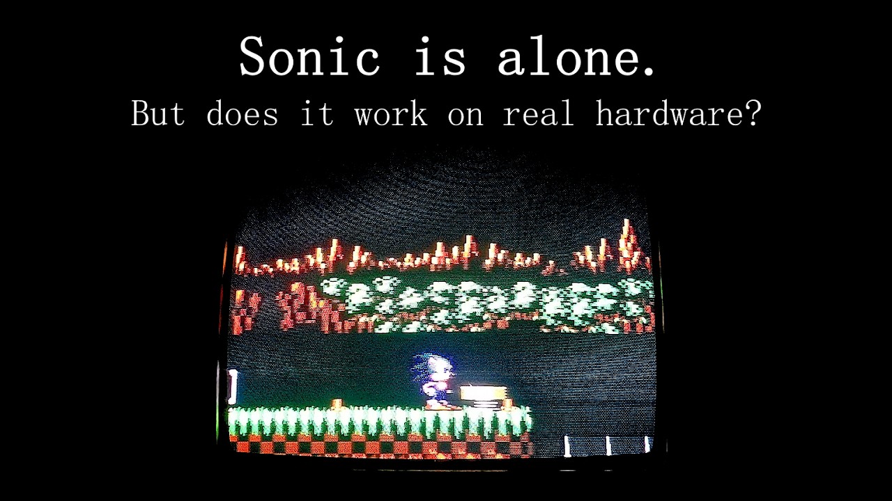 Sonic is alone. But does it work on real hardware? – Official Developer Playthrough