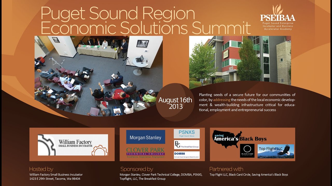 Puget Sound Region Economic Solutions Summit