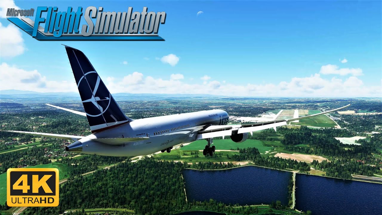 Microsoft Flight Simulator 2020 *ULTRA GRAPHICS 787-10 Stunning Landing In Poland | 4K