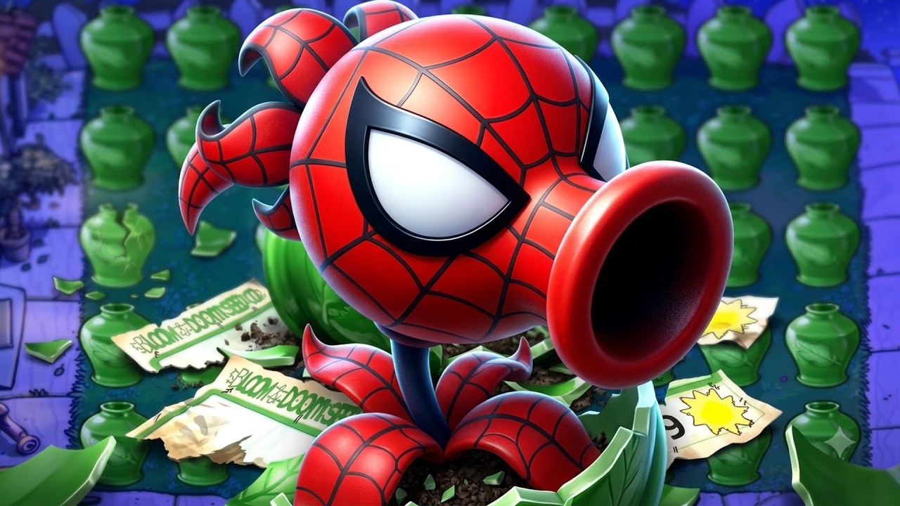 Spider Threepeater vs Vasebreaker Endless Level 999999 - Plants vs Zombies 🕷️🔴🏺