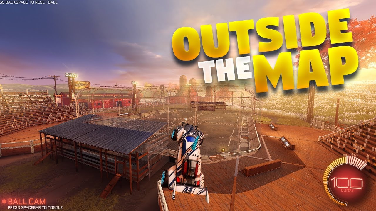 HOW TO GET OUTSIDE OF ANY MAP ON ROCKET LEAGUE (Simple Glitch Tutoial)