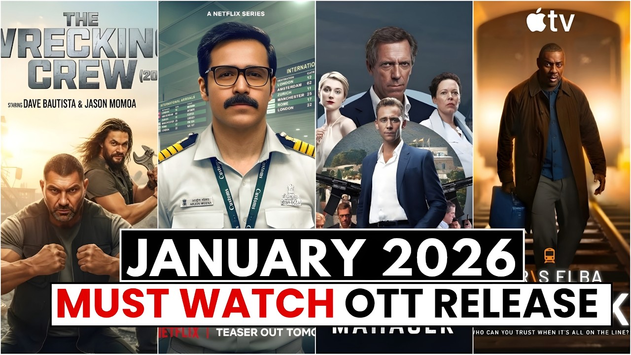 Top 10 Best January 2026 OTT releases New movies & web series