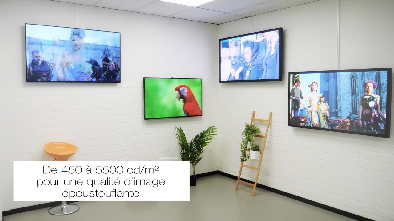 &Eacute;crans d&rsquo;affichage dynamique du 10 au 98 pouces | Une gamme compl&egrave;te pour tous les go&ucirc;ts