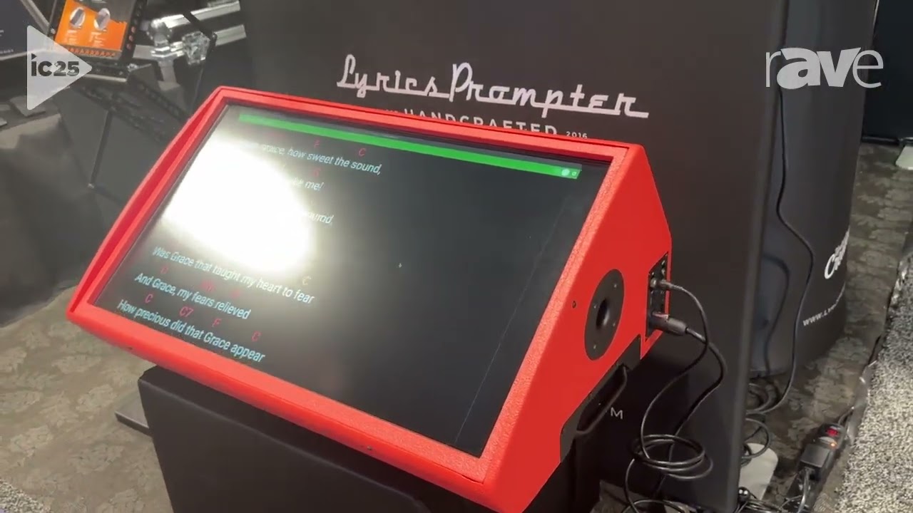 InfoComm 2025: Upstage Creations Debuts 24″–32″ Lyrics Prompter Pro Series for Live Performance