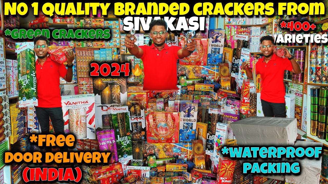 1st quality cracker shop in sivakasi🔥|all over india door delivery|sivakasi 2024|Xploring